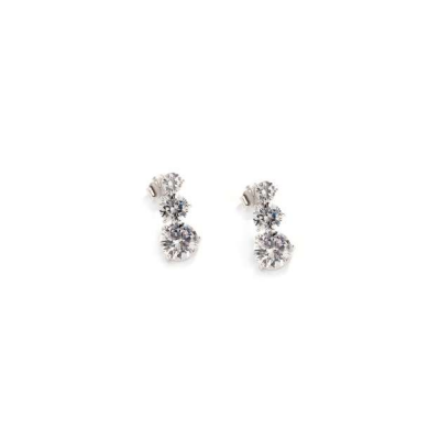 Ohrringe Sovrani Dame in Silber Zirconia J5388 - J5388